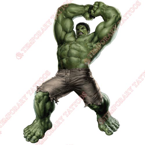 Hulk Customize Temporary Tattoos Stickers NO.185